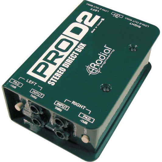 Radial PROD2 Passive 2 Channel DI With 2 Radial Transformers