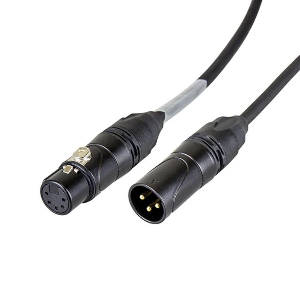 Titan AV 3 Pin Male to 5 Pin Female DMX Adapter