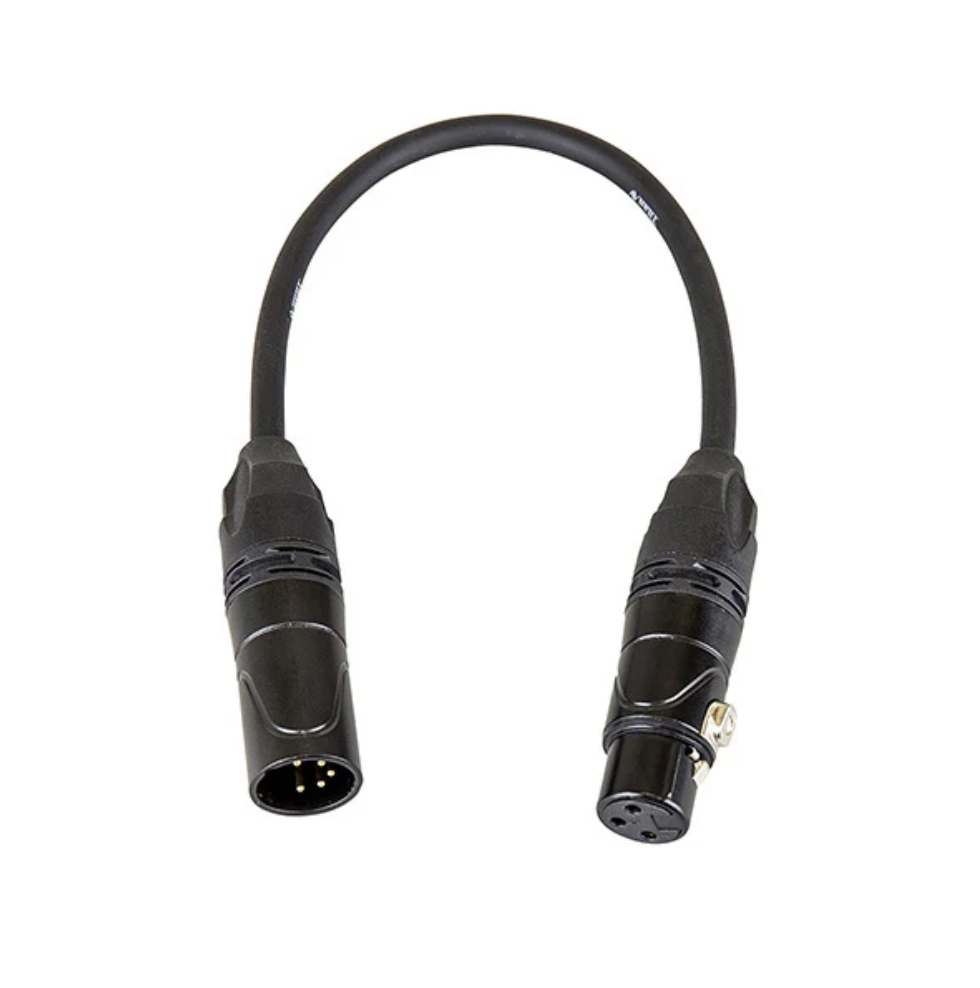 Titan AV 5 Pin Male to 3 Pin Female DMX Adapter